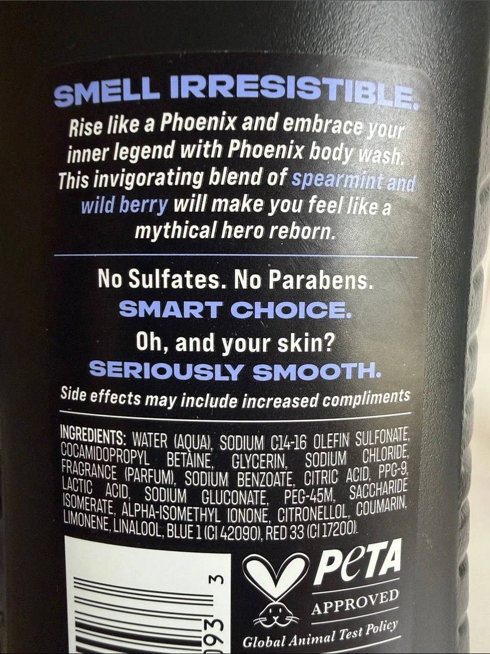 AXE Phoenix Spearmint & Wild Berry Men’s Grooming Cleanser – Black & Blue